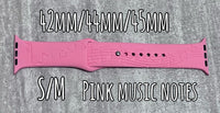 Pink Music Notes S/M