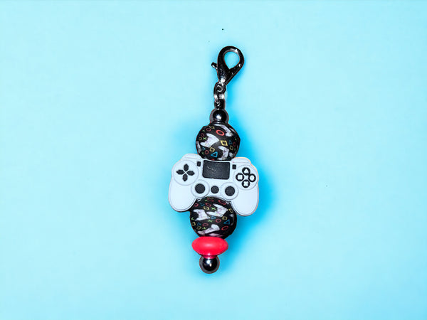 Gamer back pack tag/ zipper pull/ keychain