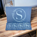 Slate Coaster Set