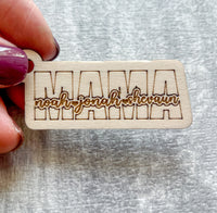 Mama Name Keychain