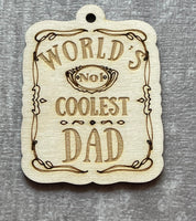 Worlds coolest dad keychain