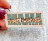 Mama Name Keychain