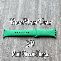 Mint Green Jungle Leaves S/M