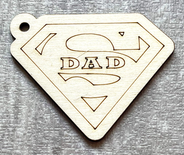 Super Dad Keychain
